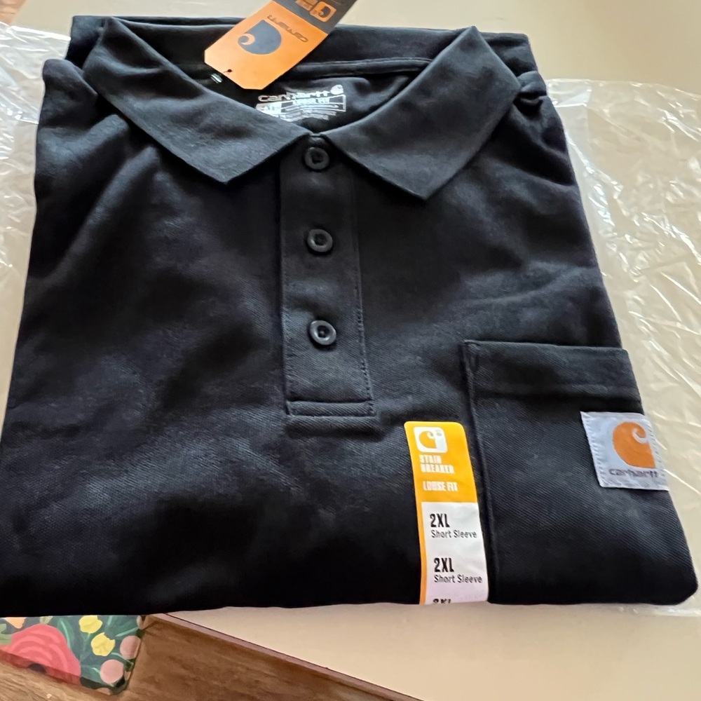 Carhartt Loose Fit Black Short Sleeve Shirt 2XL - Picture 2 of 2